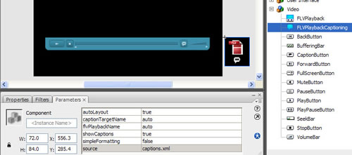 FLVPlaybackCaptioning component FLVPlaybackCaptioning component
